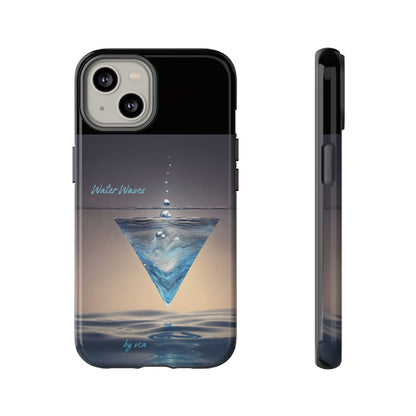 "H2O Droplets" Collection - 'Water Waves' design by vca - Designer iPhone Tough Cases