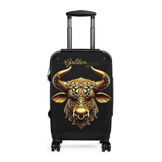 "Golden Touch" Collection - 'TaurusHead2' by vca - Designer Luggage Set