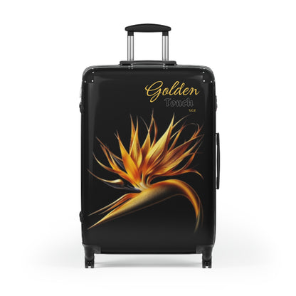 "Golden Touch" Collection - 'Bird of Paradise' Design #3 by vca - Designer Luggage Set