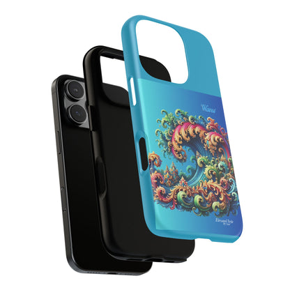 "Elevated Style" Collection - 'Waves2' design by vca - Designer iPhone Tough Cases