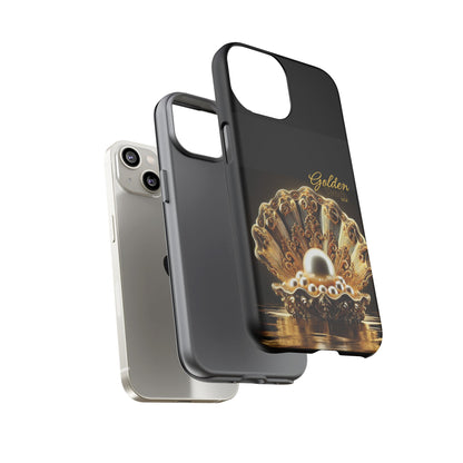 "Golden Touch" Collection - 'OShellPearls' design by vca - Designer iPhone Tough Cases