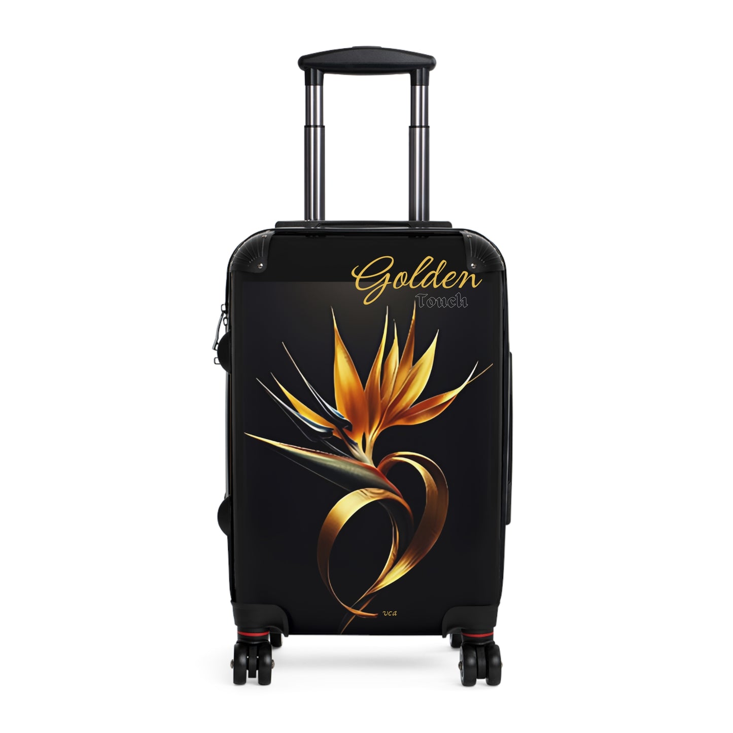 "Golden Touch" Collection - 'Bird of Paradise' design #2 by vca - Designer Luggage Set