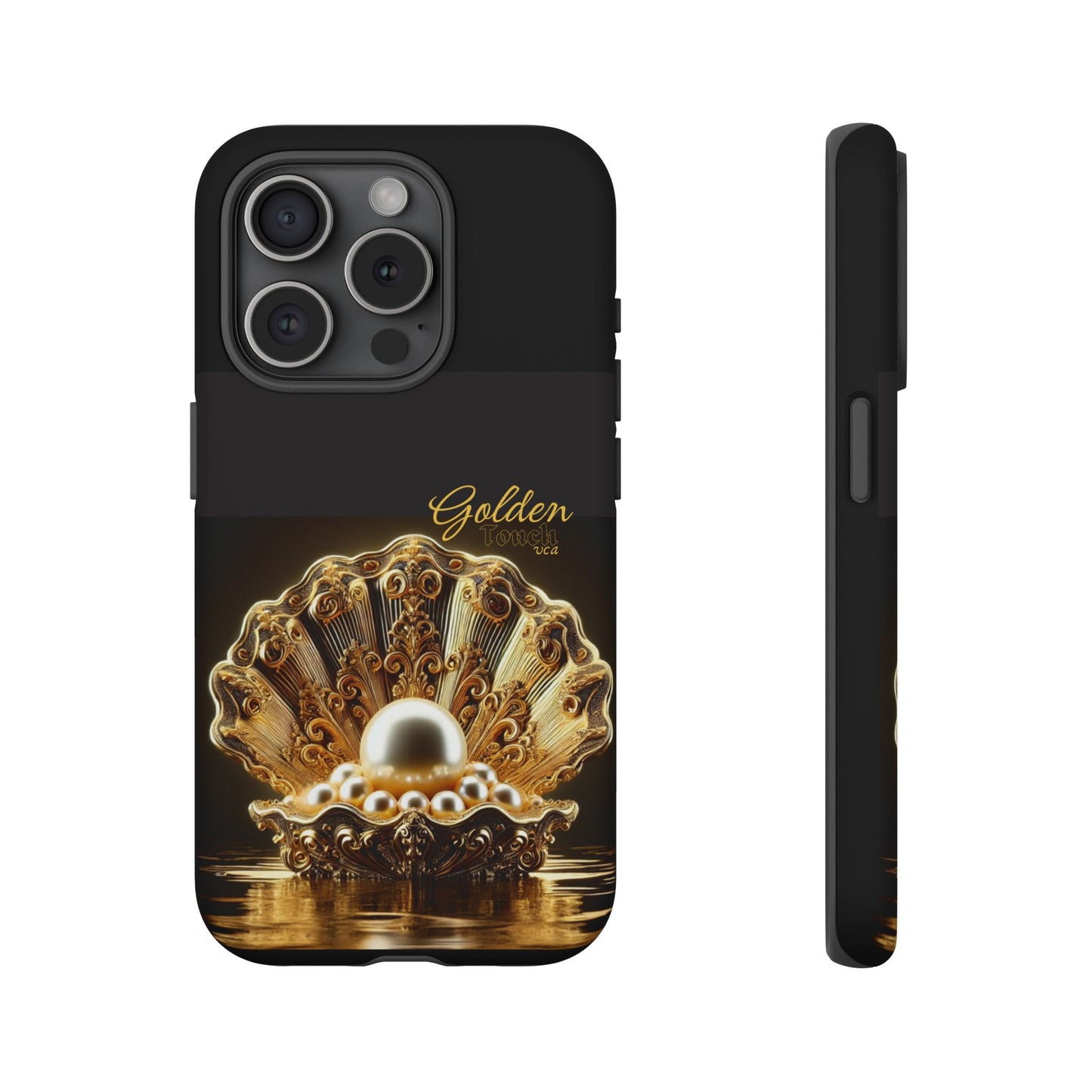 "Golden Touch" Collection - 'OShellPearls' design by vca - Designer iPhone Tough Cases