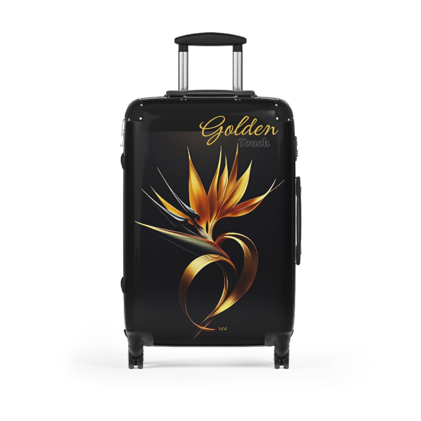 "Golden Touch" Collection - 'Bird of Paradise' design #2 by vca - Designer Luggage Set