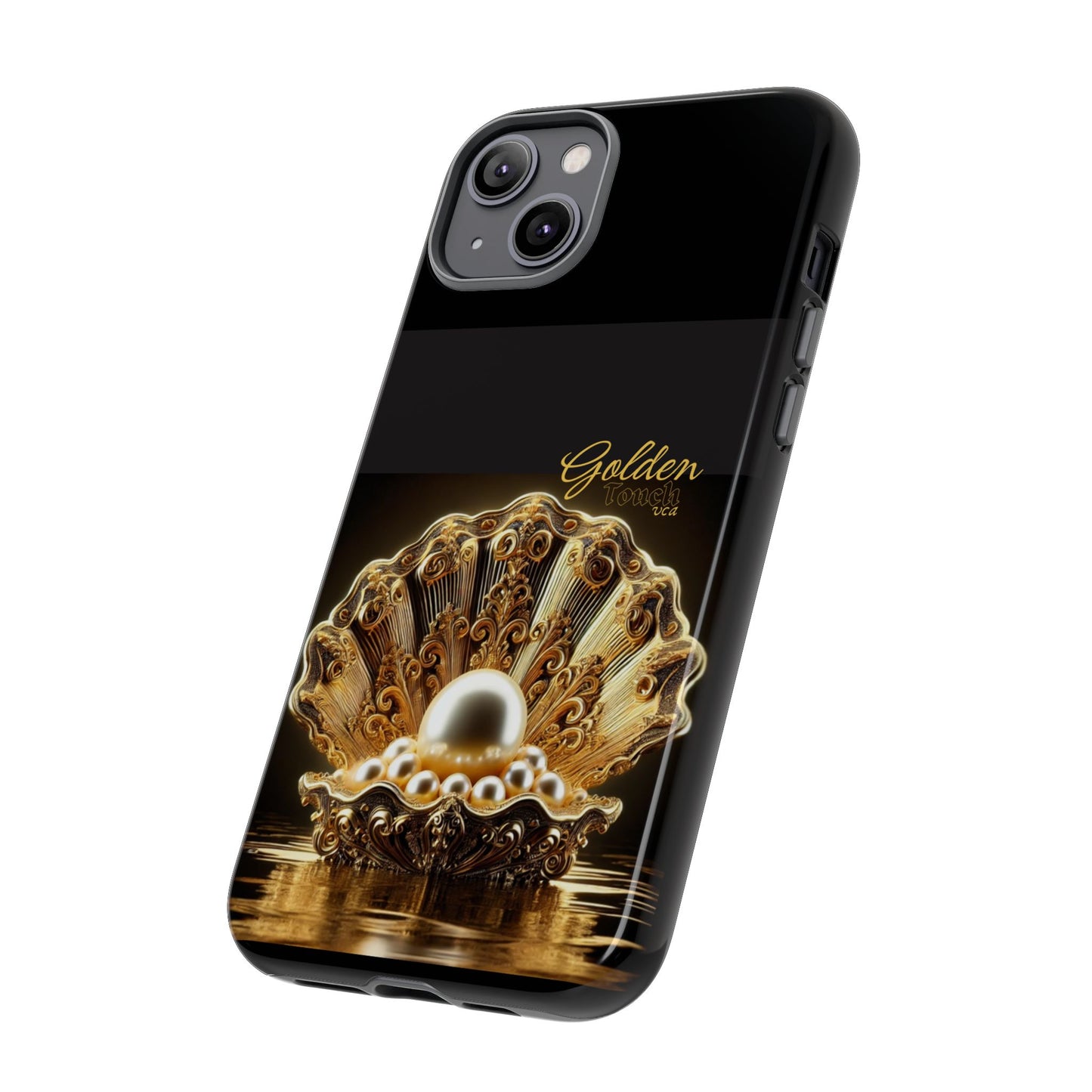 "Golden Touch" Collection - 'OShellPearls' design by vca - Designer iPhone Tough Cases