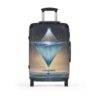 "H2O Droplets" Collection - 'Performing Droplets' by vca - Designer Suitcase Set