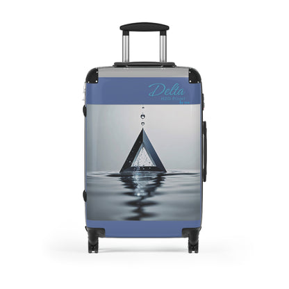 "H20 Droplets" Collection - 'Delta H2O Point' design by vca - Designer Luggage Set