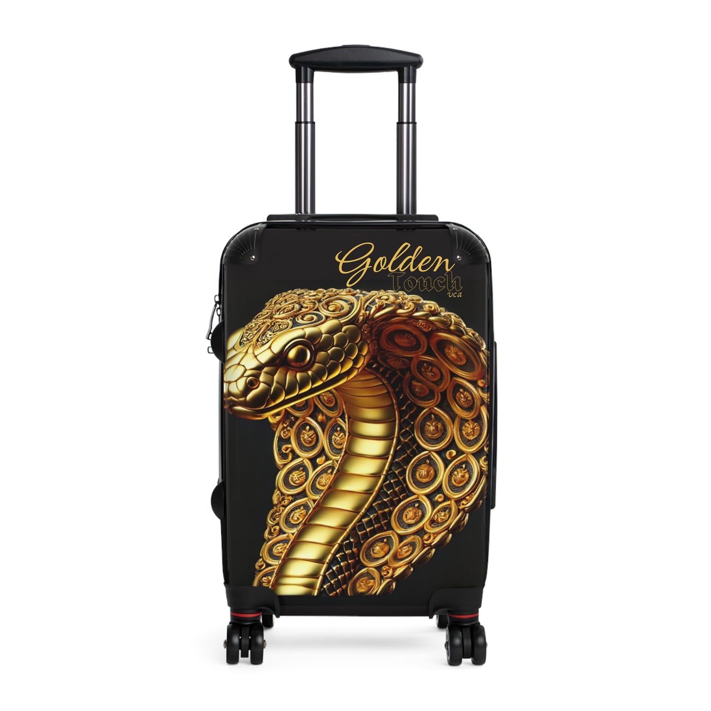 "Golden Touch" Collection - 'Cobra Head' design2 by vca - Designer Luggage Set