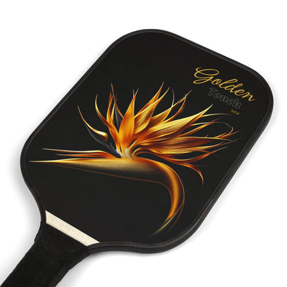 "Golden Touch" Collection - Bird of Paradise Design #3 - Pickleball Kit