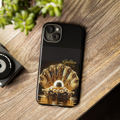 "Golden Touch" Collection - 'OShellPearls' design by vca - Designer iPhone Tough Cases