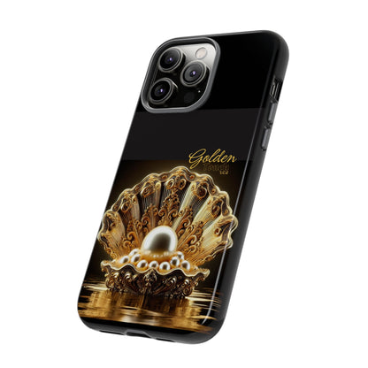 "Golden Touch" Collection - 'OShellPearls' design by vca - Designer iPhone Tough Cases