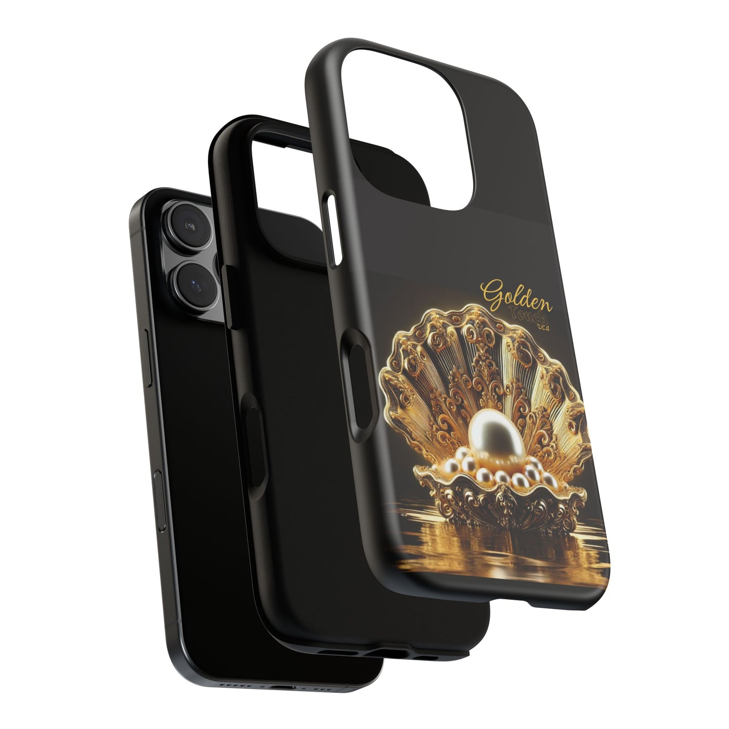 "Golden Touch" Collection - 'OShellPearls' design by vca - Designer iPhone Tough Cases