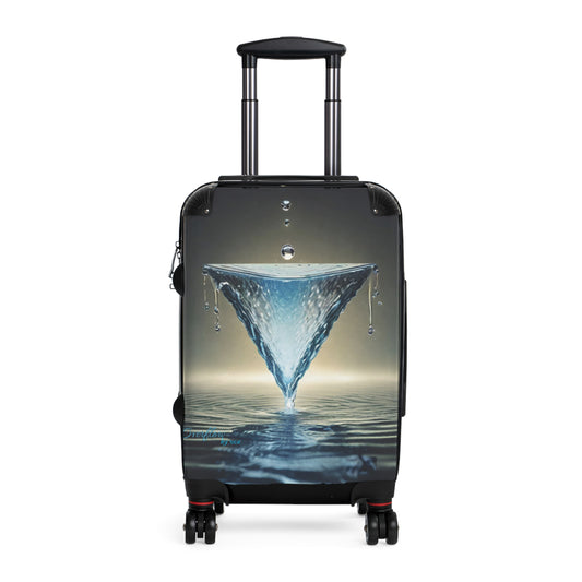 "H2O Droplets" Collection - 'Overflow' design by vca, Designer Suitcase Set