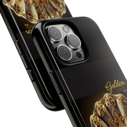 "Golden Touch" Collection - 'OShellPearls' design by vca - Designer iPhone Tough Cases