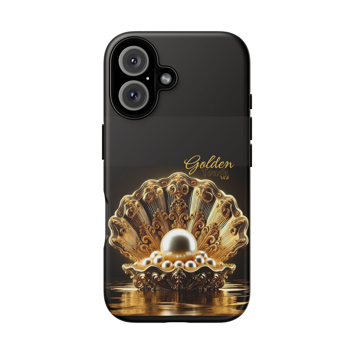 "Golden Touch" Collection - 'OShellPearls' design by vca - Designer iPhone Tough Cases