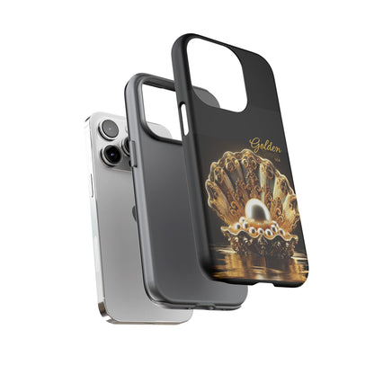 "Golden Touch" Collection - 'OShellPearls' design by vca - Designer iPhone Tough Cases