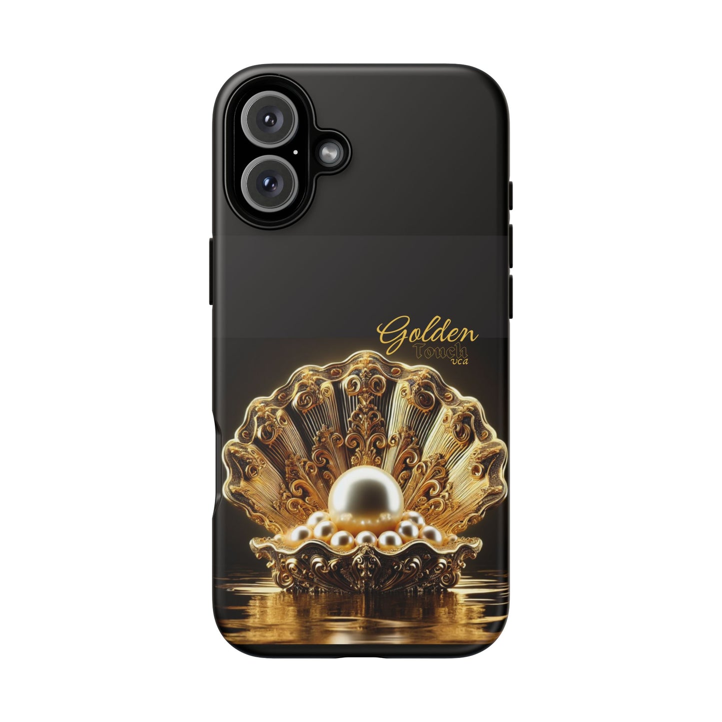 "Golden Touch" Collection - 'OShellPearls' design by vca - Designer iPhone Tough Cases