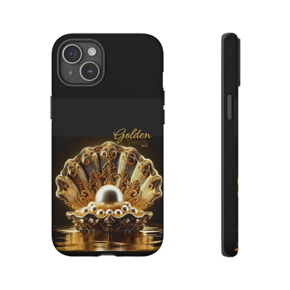 "Golden Touch" Collection - 'OShellPearls' design by vca - Designer iPhone Tough Cases