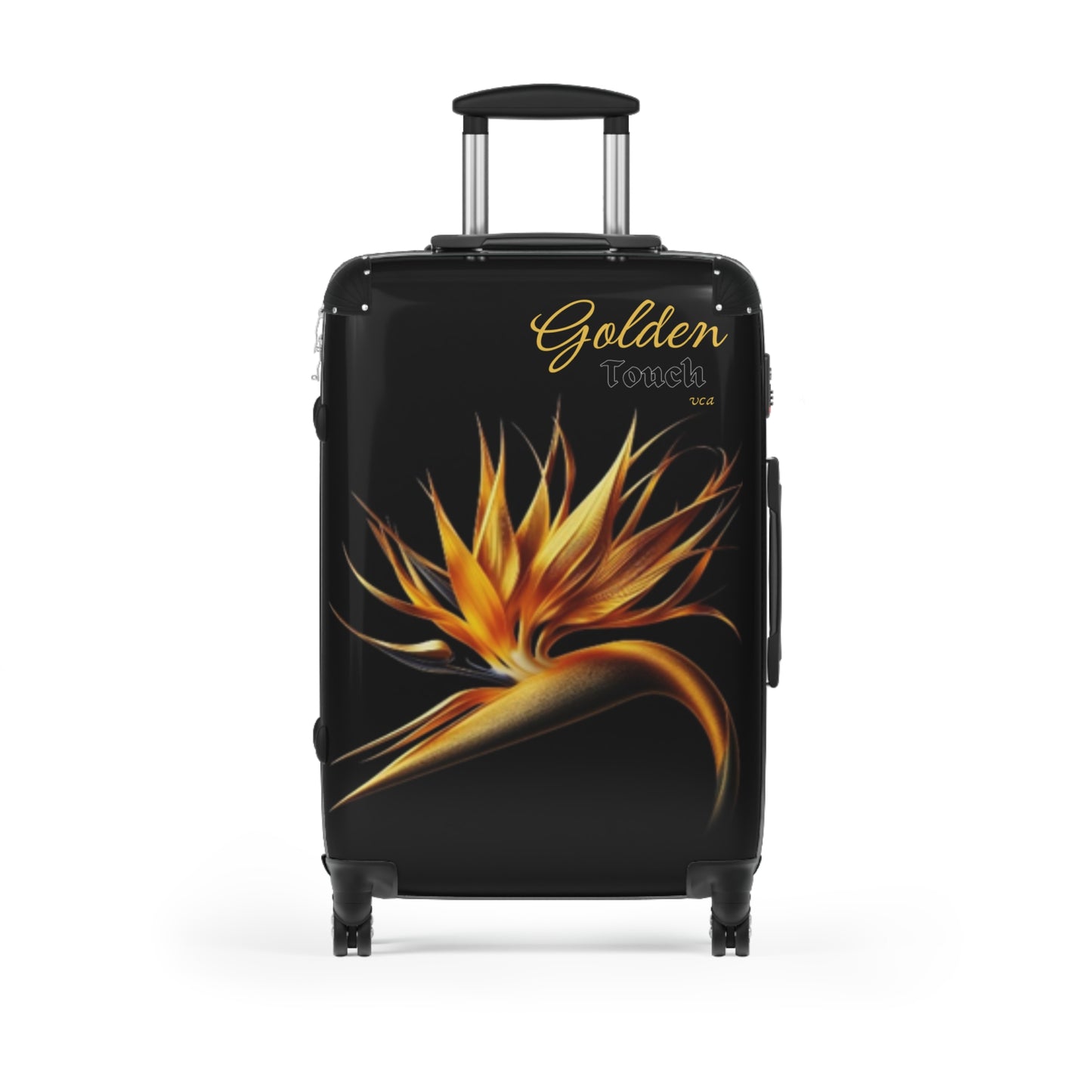 "Golden Touch" Collection - 'Bird of Paradise' Design #3 by vca - Designer Luggage Set