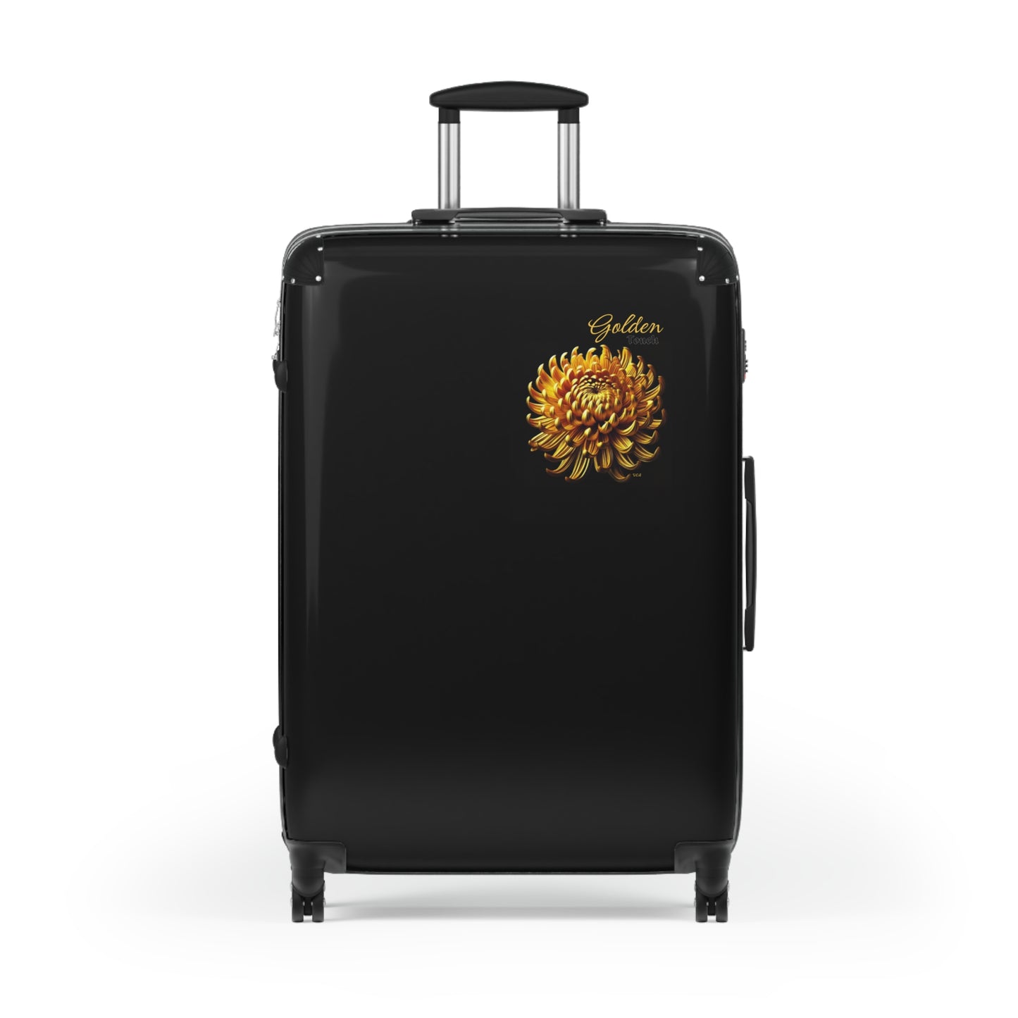 "Golden Touch" Collection - 'Chrysanthemum' design 1 by vca - Designer Luggage Set