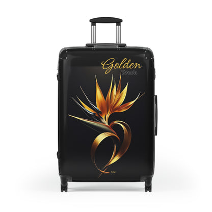 "Golden Touch" Collection - 'Bird of Paradise' design #2 by vca - Designer Luggage Set