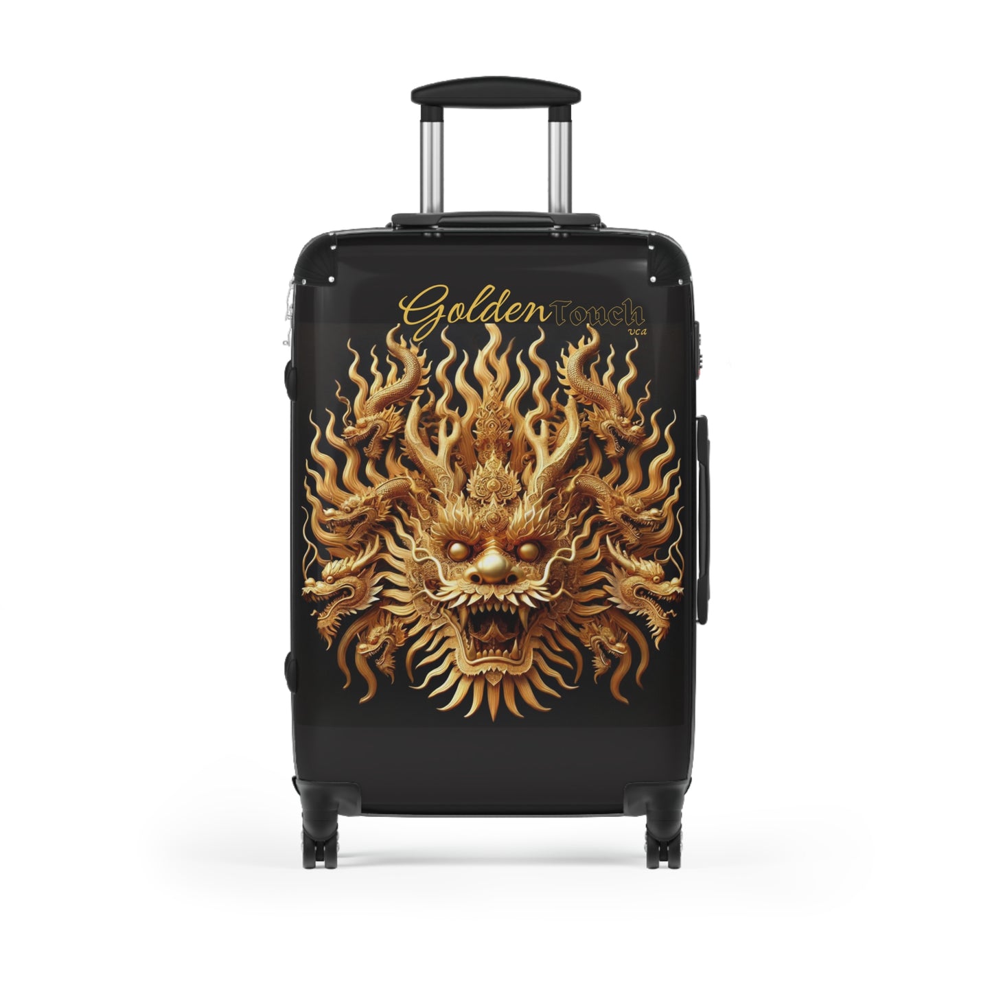 "Golden Touch" Collection - 'Dragon Head' design1 - Designer Luggage Set