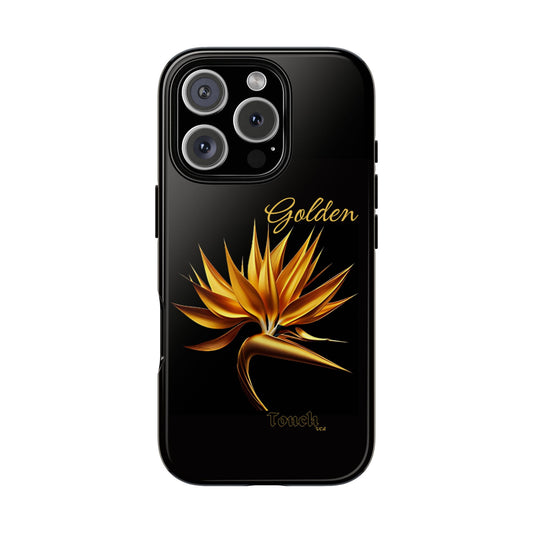 "Golden Touch" Collection -' Bird of Paradise1' design by vca - Designer Tough iPhone Cases