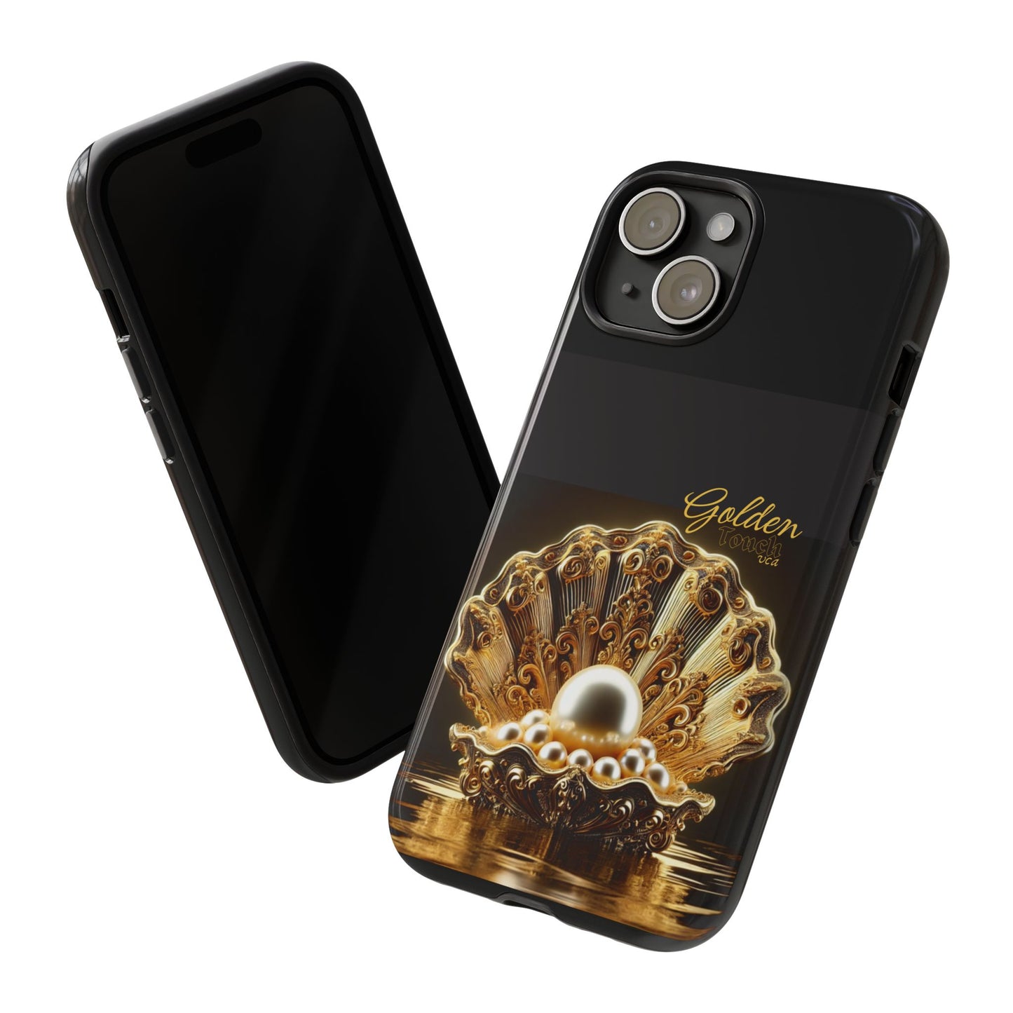 "Golden Touch" Collection - 'OShellPearls' design by vca - Designer iPhone Tough Cases