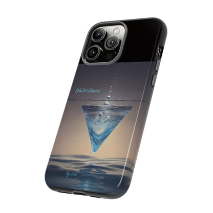 "H2O Droplets" Collection - 'Water Waves' design by vca - Designer iPhone Tough Cases