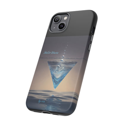 "H2O Droplets" Collection - 'Water Waves' design by vca - Designer iPhone Tough Cases