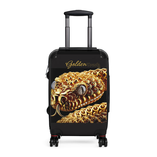 "Golden Touch" Collection - 'Snake Eye' design by vca - Designer Luggage Set