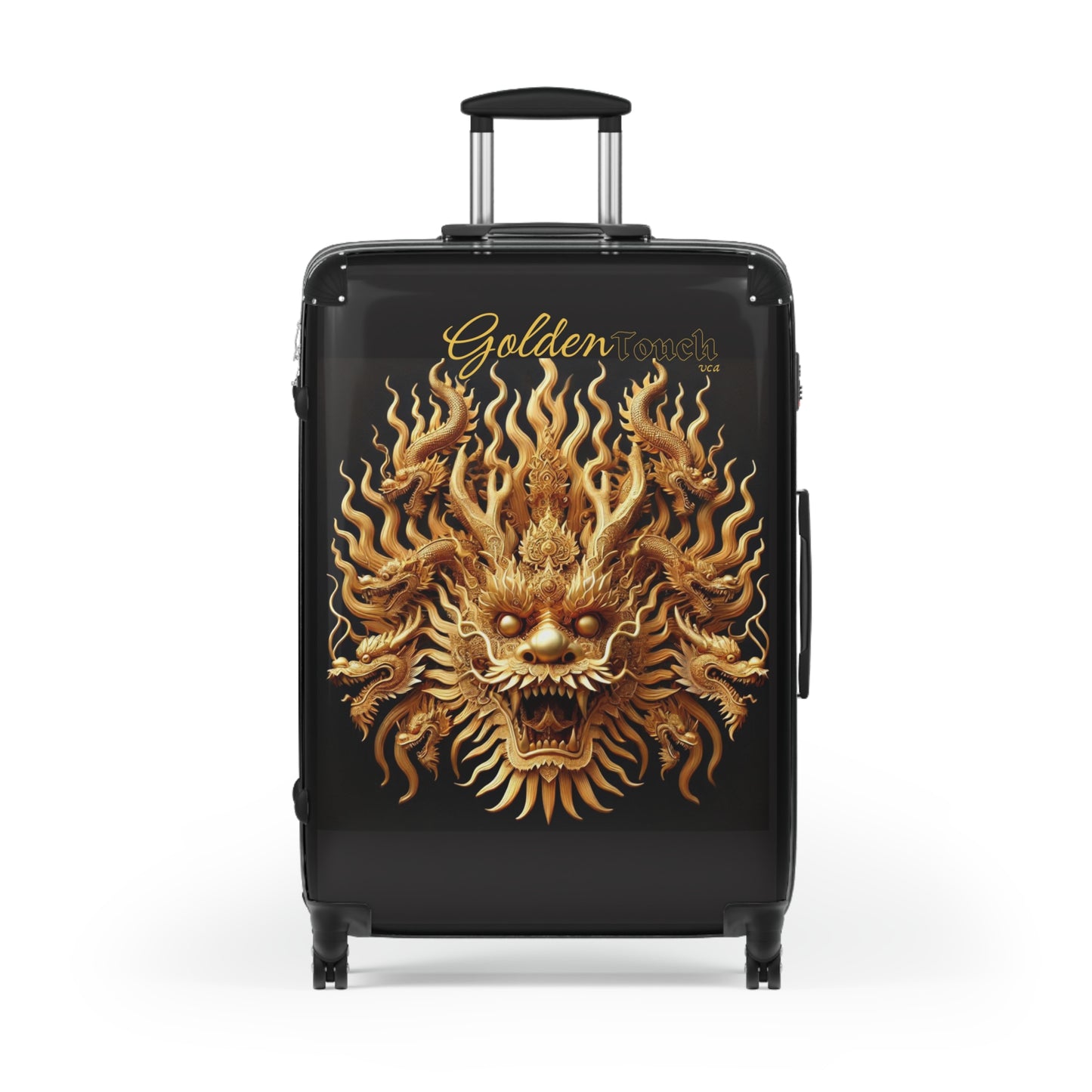 "Golden Touch" Collection - 'Dragon Head' design1 - Designer Luggage Set