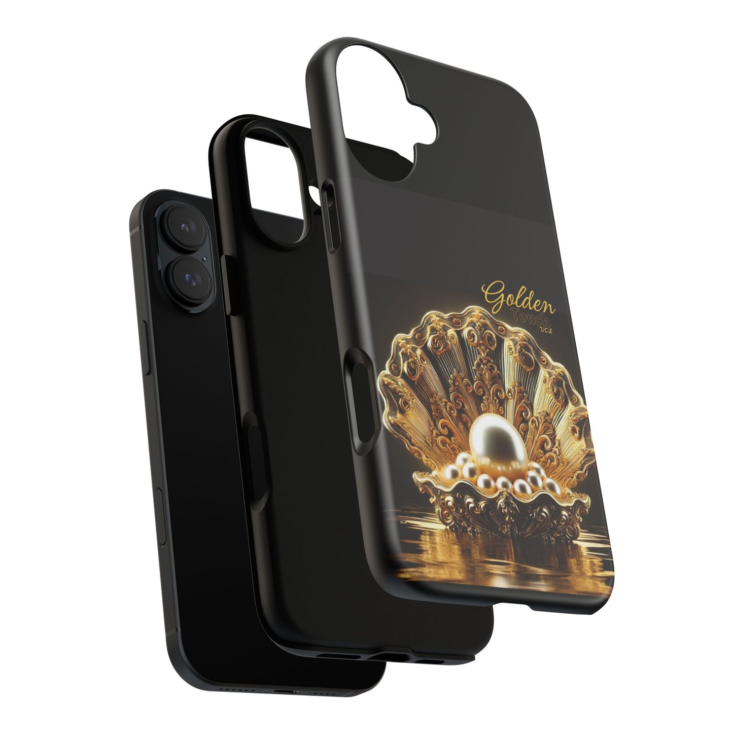 "Golden Touch" Collection - 'OShellPearls' design by vca - Designer iPhone Tough Cases