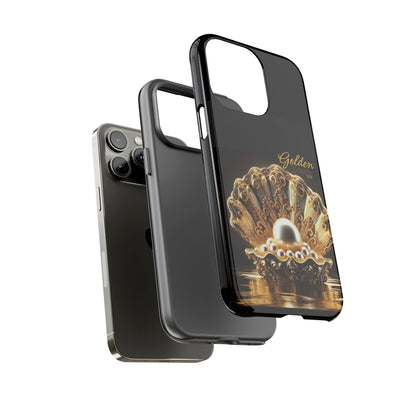 "Golden Touch" Collection - 'OShellPearls' design by vca - Designer iPhone Tough Cases