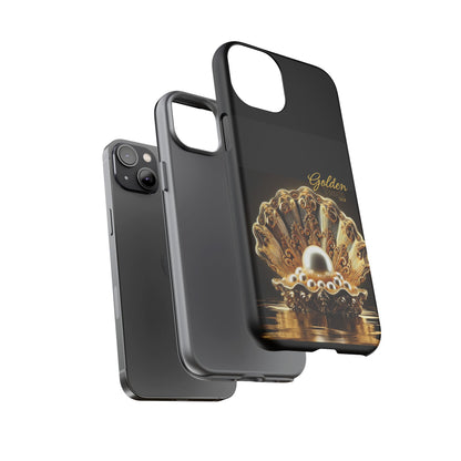 "Golden Touch" Collection - 'OShellPearls' design by vca - Designer iPhone Tough Cases