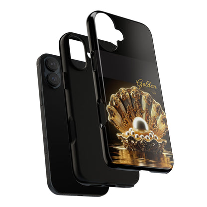 "Golden Touch" Collection - 'OShellPearls' design by vca - Designer iPhone Tough Cases