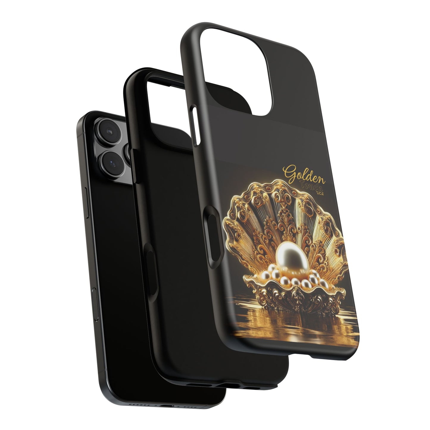 "Golden Touch" Collection - 'OShellPearls' design by vca - Designer iPhone Tough Cases