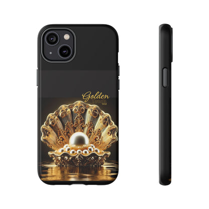 "Golden Touch" Collection - 'OShellPearls' design by vca - Designer iPhone Tough Cases