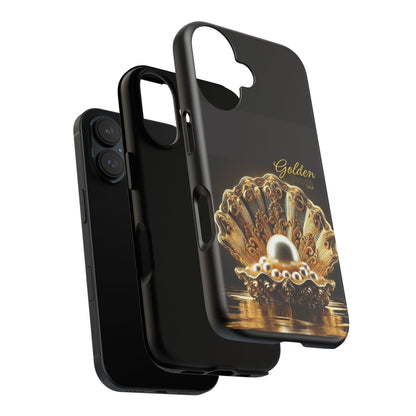 "Golden Touch" Collection - 'OShellPearls' design by vca - Designer iPhone Tough Cases