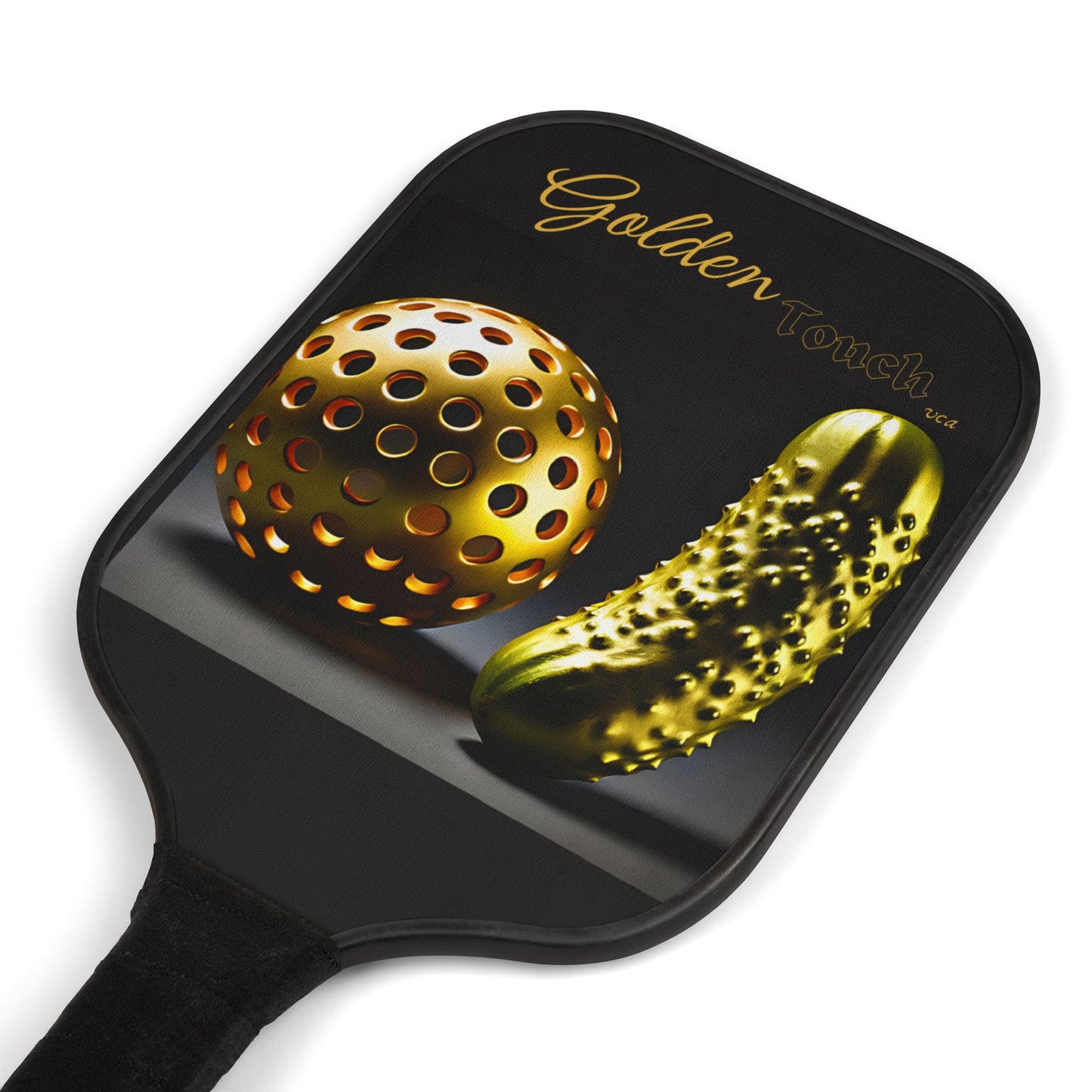 "Golden Touch" Collection - 'Pickleball' design by vca - Designer Pickleball Kit