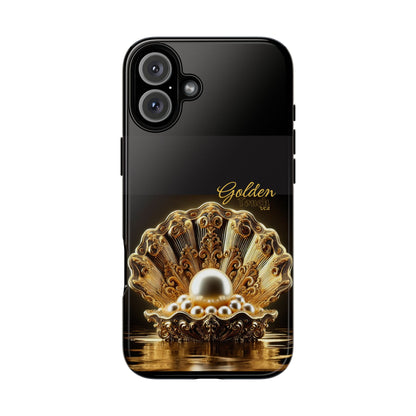 "Golden Touch" Collection - 'OShellPearls' design by vca - Designer iPhone Tough Cases