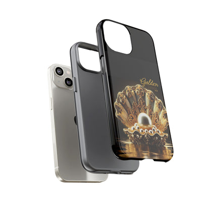 "Golden Touch" Collection - 'OShellPearls' design by vca - Designer iPhone Tough Cases