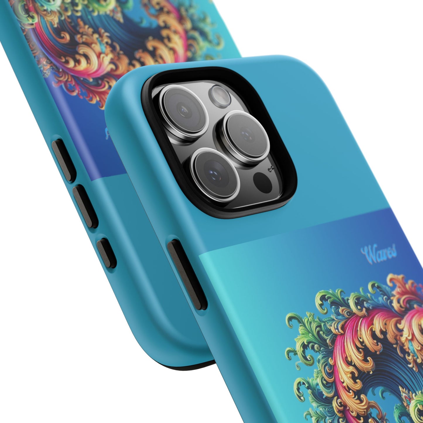 "Elevated Style" Collection - 'Waves2' design by vca - Designer iPhone Tough Cases