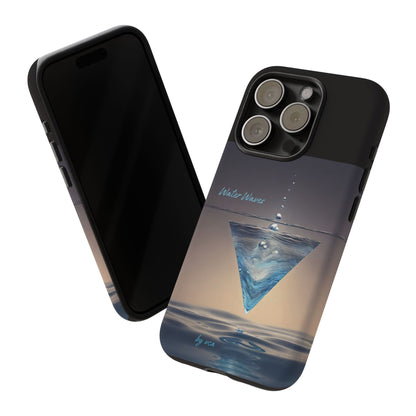 "H2O Droplets" Collection - 'Water Waves' design by vca - Designer iPhone Tough Cases