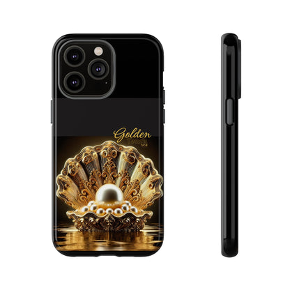 "Golden Touch" Collection - 'OShellPearls' design by vca - Designer iPhone Tough Cases