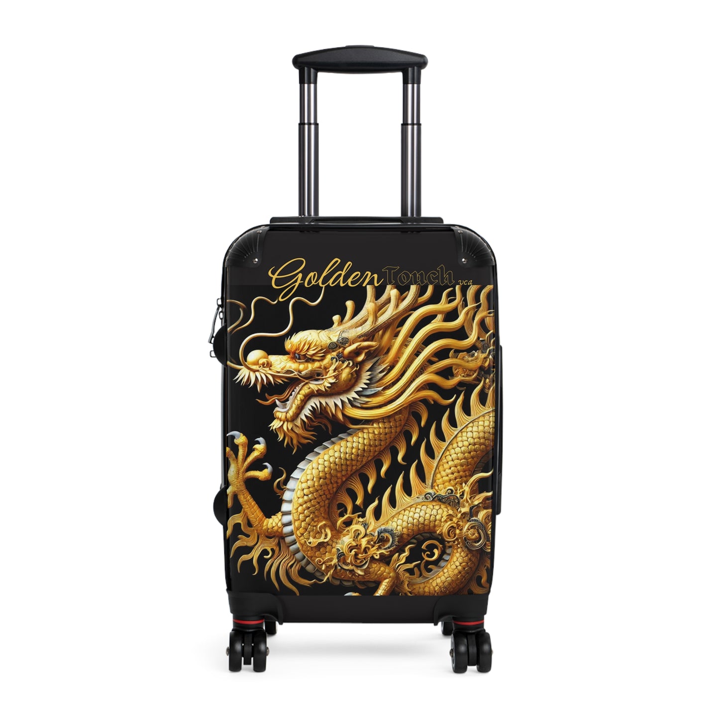 "Golden Touch" Collection - 'Dragon1' design by vca - Designer Luggage Set