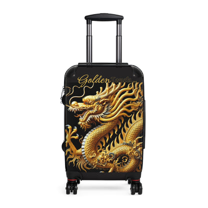 "Golden Touch" Collection - 'Dragon1' design by vca - Designer Luggage Set