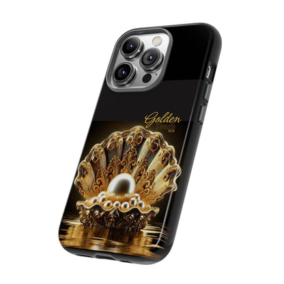 "Golden Touch" Collection - 'OShellPearls' design by vca - Designer iPhone Tough Cases