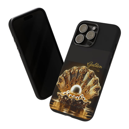 "Golden Touch" Collection - 'OShellPearls' design by vca - Designer iPhone Tough Cases