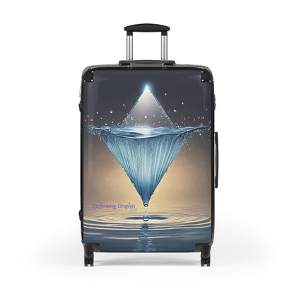 "H2O Droplets" Collection - 'Performing Droplets' by vca - Designer Suitcase Set